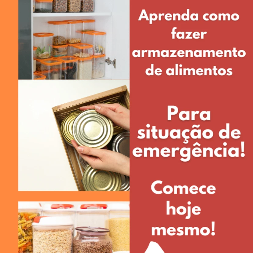 Aprenda a fazer armazenamento de alimentos