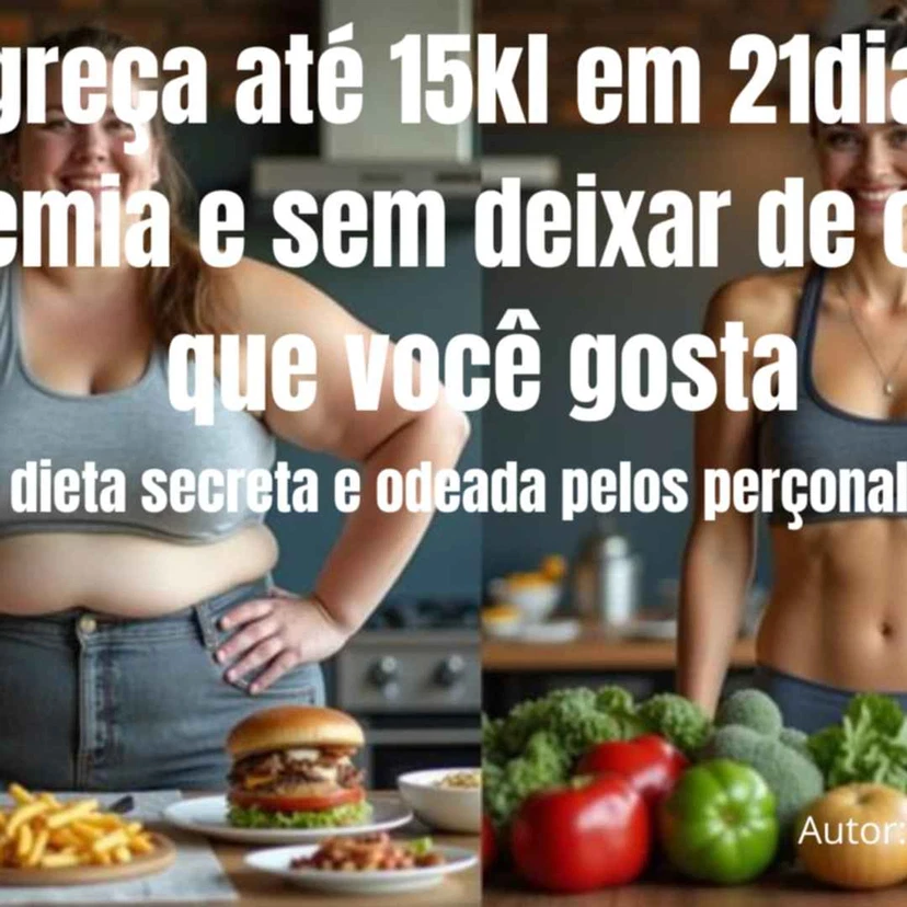 emagreça ate 15kl em 21 dias sem academia e sem deixar de comer o que você gosta