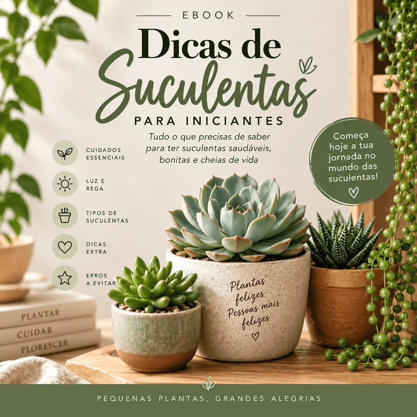 Dicas de Suculentas Para Iniciantes