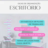 Dicas de organização - Escritório