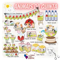 Kit Festa Animais da Quinta