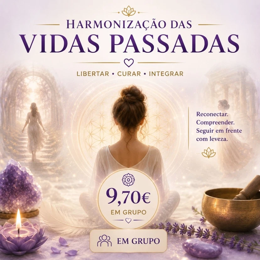 Harmonização de Vidas Passadas — Sessão em Grupo