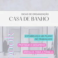 E-book - Dicas de Organização Casa de banho