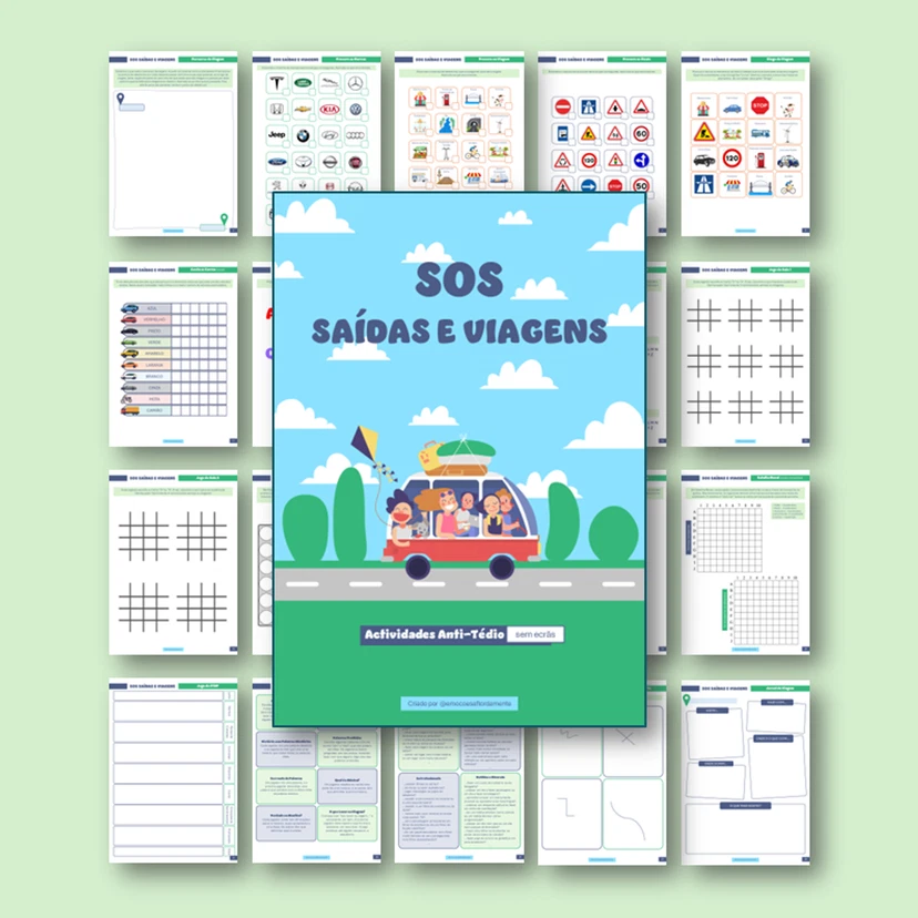 eBook SOS Saídas e Viagens - Atividades Anti-Tédio (sem ecrãs)